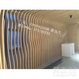 木色吊顶铝方通 安装间距与金属装饰建材的完美融合